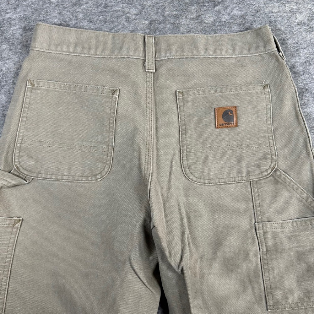 Carhartt Mens Desert B11DES Original Dungaree Fit Canvas Work Pants 30x32 - Picture 6 of 12